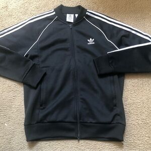 Adidas Jacket Mens Large Black Originals Trefoil Firebird Track SST Primeblue